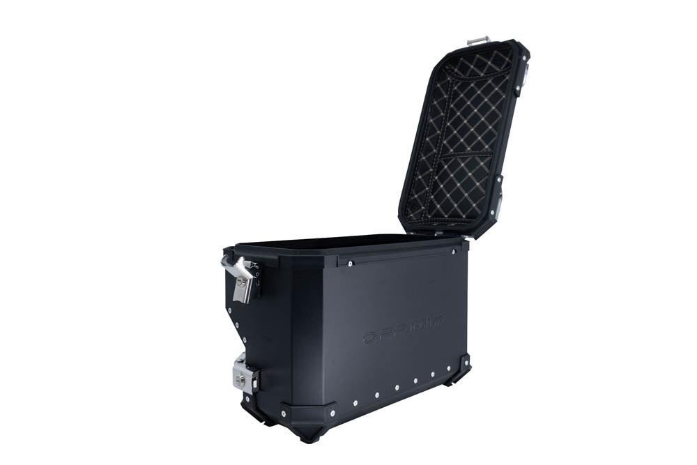 Voge 900DSX 2024-2025 Side Cases 38 Liters + 32 Liters GPR TECH Silver Aluminum with Black Rack