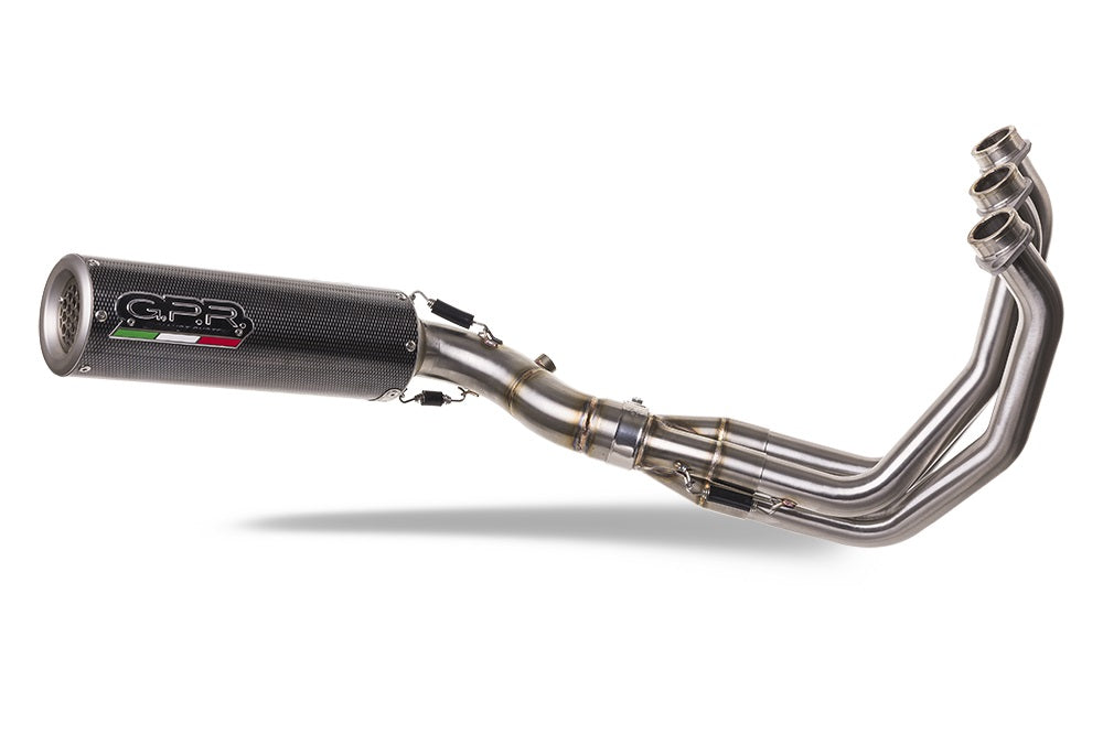 Escape Triumph Trident 660 2021-2024 GPR M3 Poppy Sistema completo Nivel bajo