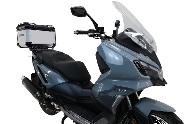 SYM ADX300 2024-2026 Top Case 45 Liters GPR TECH Silver Aluminum