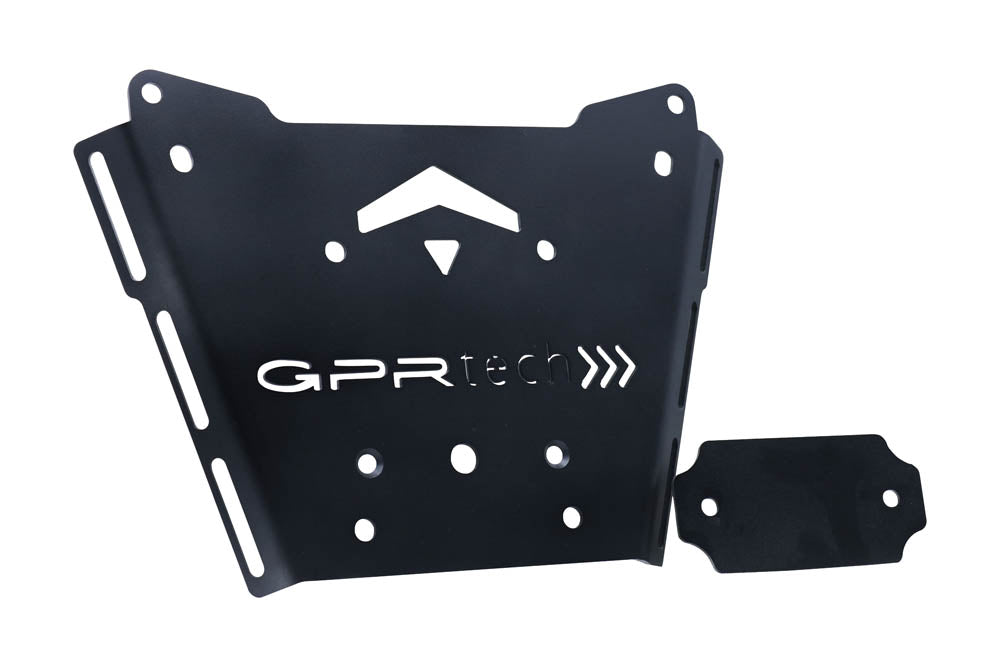 BMW R1200RT LC 2017-2019 e4 Top Case Mounting Plate 35 Liters - 45 Liters GPR TECH Black Aluminum