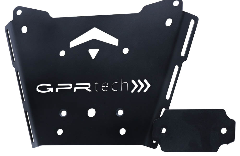 BMW R1250 RT 2019-2020 e4 Top Case Mounting Plate 55 Liters GPR TECH Black Aluminum