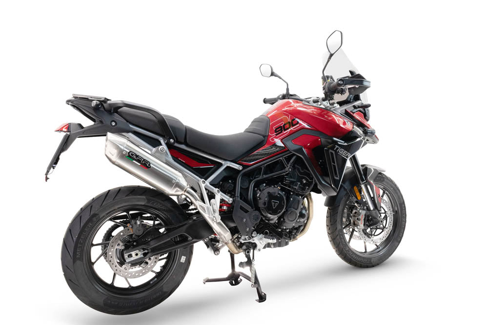 Triumph Tiger 900 GT / Pro Rally 2024-2025 Exhaust GPR Furore-X Acciaio Inox Slip-On Race