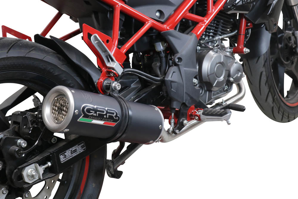 Benelli Bn 125 2018-2020 Exhaust GPR M3 Black Titanium Full System