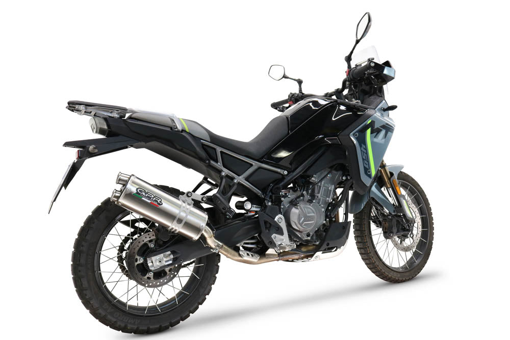 Escape GPR Dual Inox Slip-On para CF Moto 450 MT 2024-2026