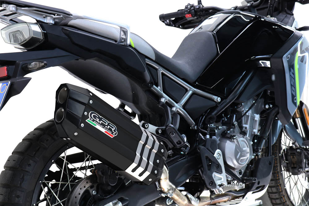 CF Moto 450 MT 2024-2026 Exhaust GPR Hyper Sonic Black Titanium Slip-On - photo 2