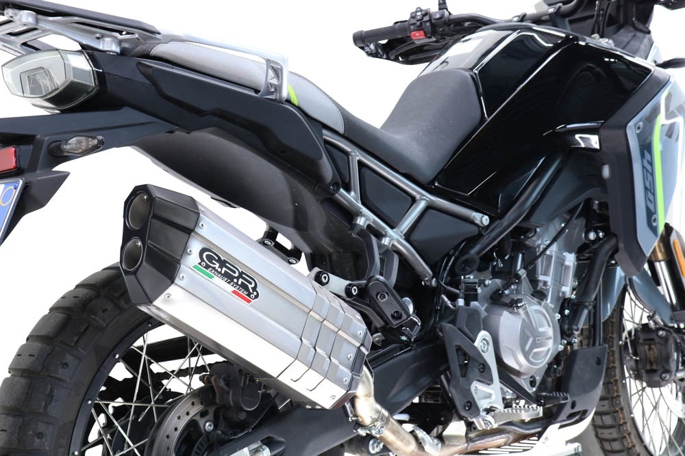 Échappement GPR Hyper Sonic Titanium Slip-On pour CF Moto 450 MT 2024-2026