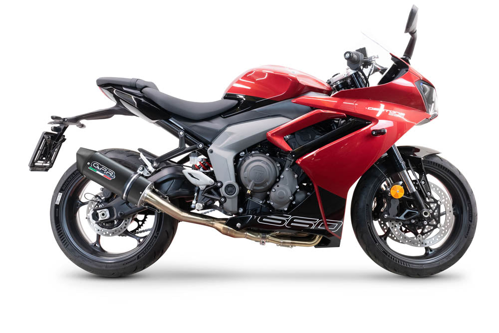 Triumph Daytona 660 2023-2025 Exhaust GPR Furore Nero Full System High Level
