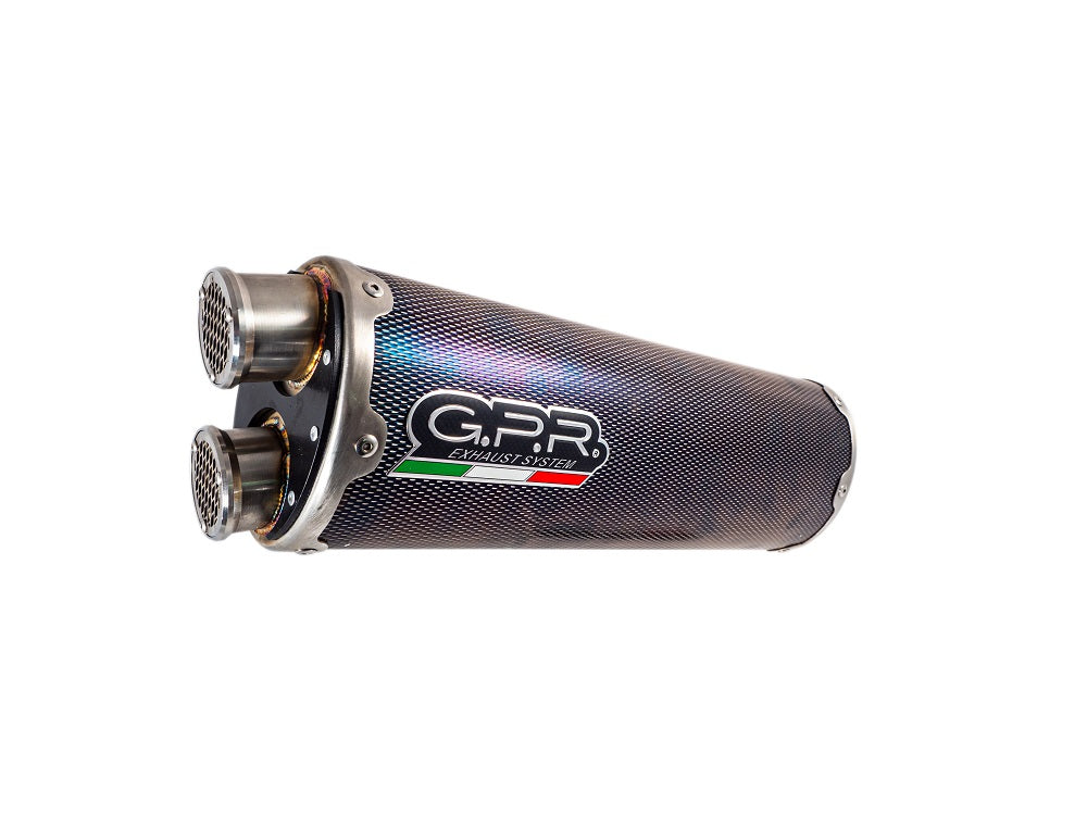 Escape GPR Dual Inox Slip-On para Triumph Tiger 1200 GT Tiger 1200 Rally 2022-2024