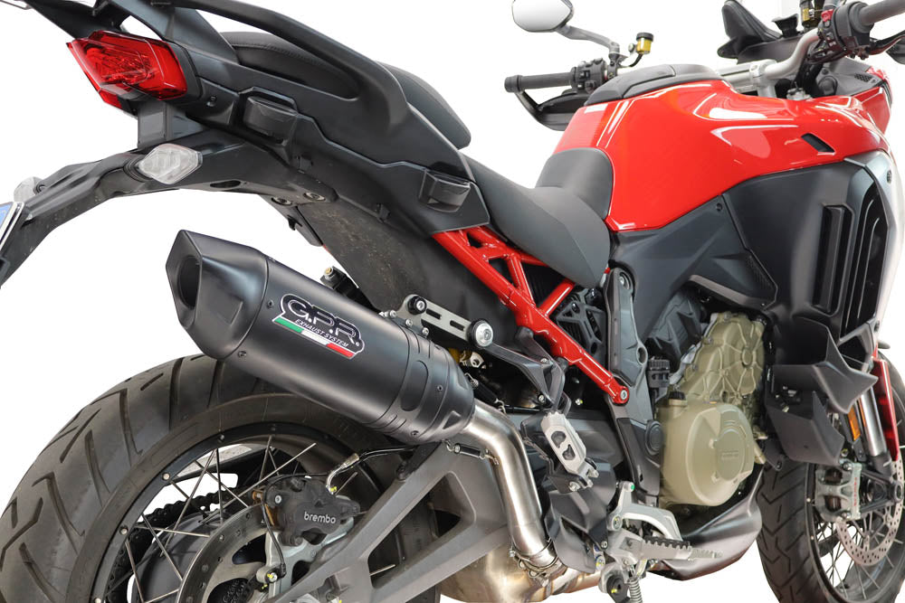 Ducati Multistrada V4 V4S 2025-2026 Exhaust GPR Furore-X Titanio Nero Slip-On - photo 6