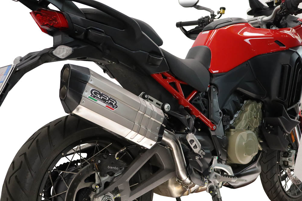 Escape GPR Hyper Sonic Titanium Slip-On para Ducati Multistrada V4 V4S 2025-2026