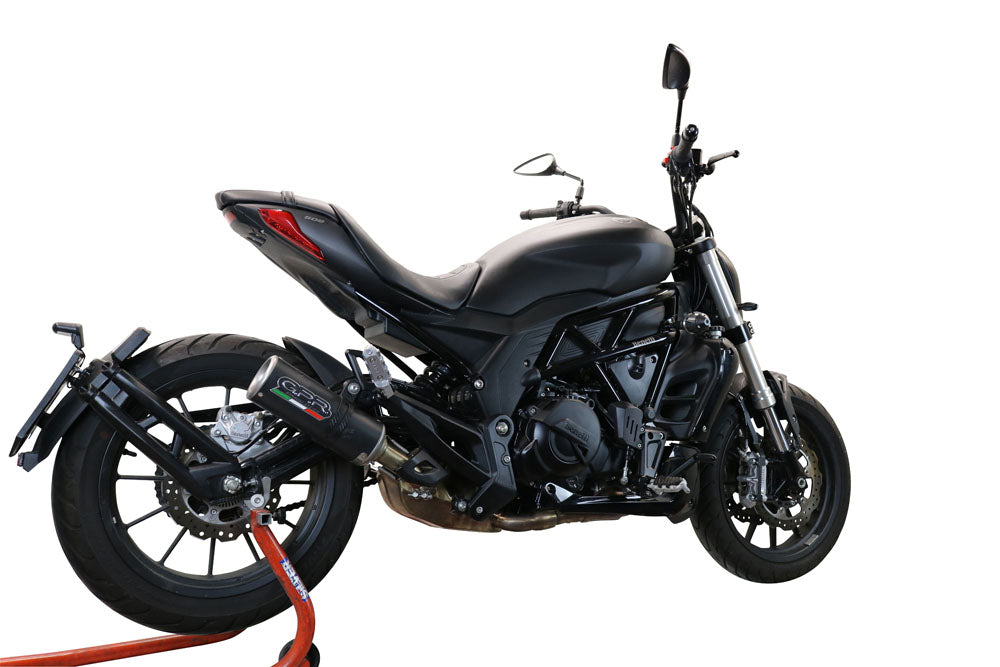 Escape GPR M3 Black Titanium Slip-On para Benelli 502 C 2019-2020