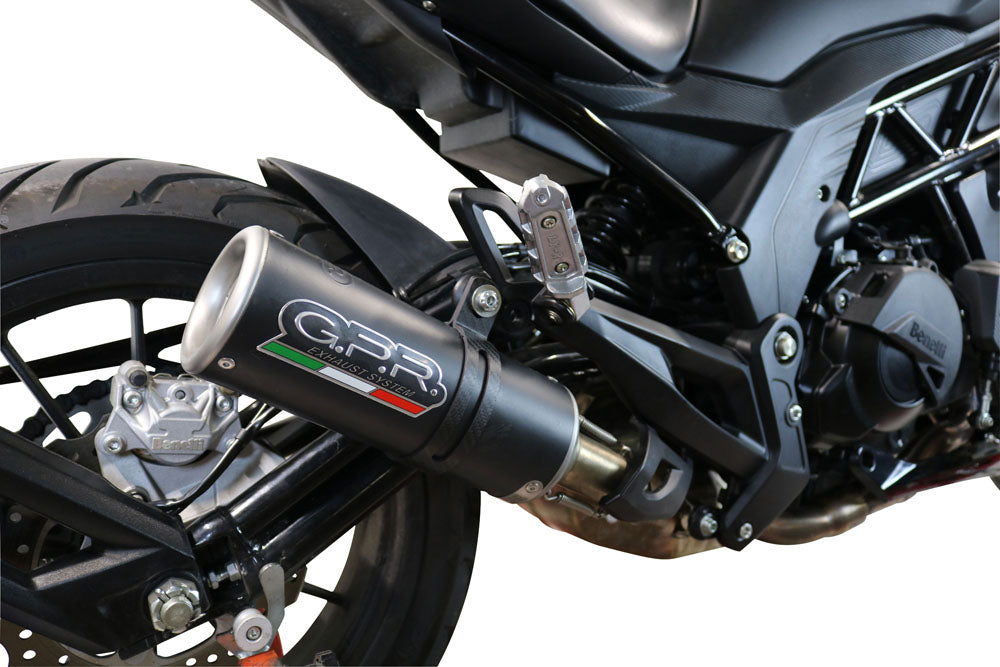 Escape GPR M3 Black Titanium Slip-On para Benelli 502 C 2019-2020