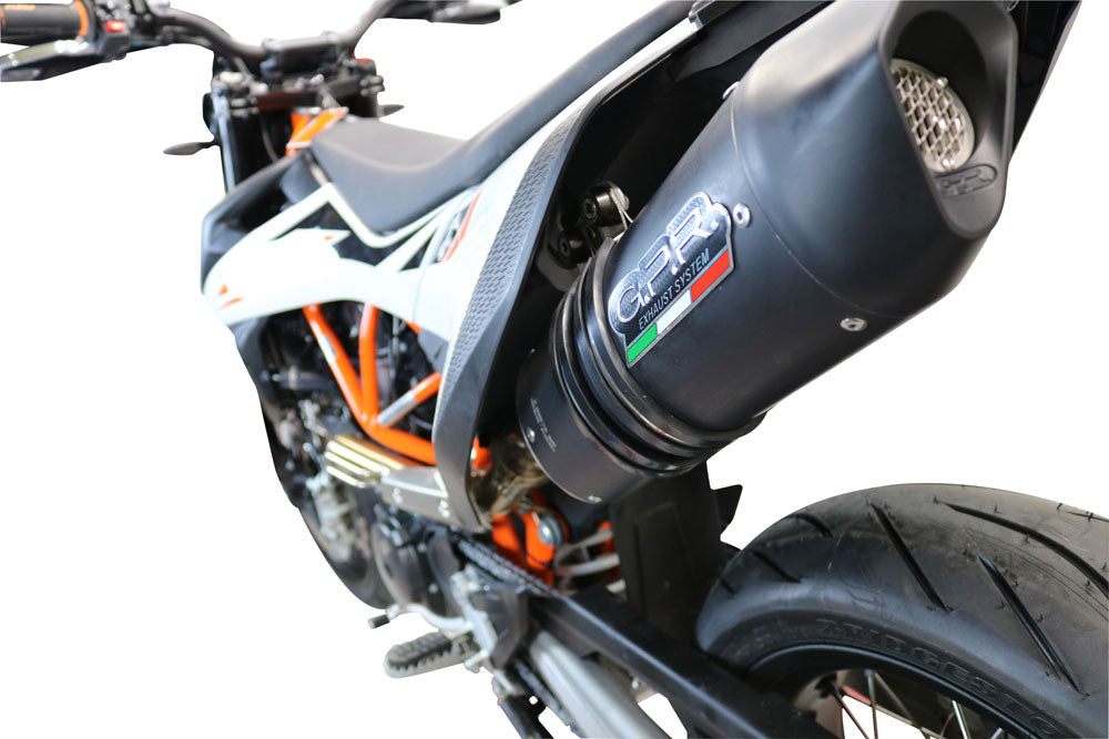 KTM 690 Enduro R 2021-2024 Exhaust GPR Furore Evo4 Nero Slip-On