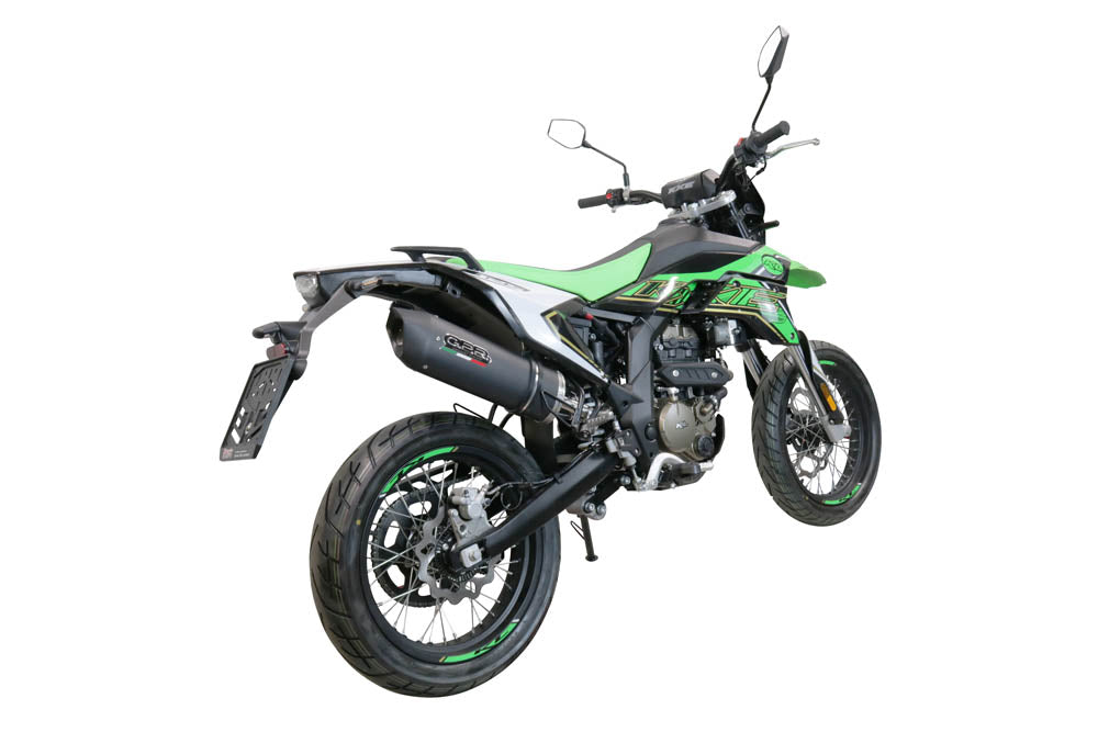 KL MOTOR KXE 125 2022-2023 Exhaust GPR Furore Evo4 Nero Slip-On