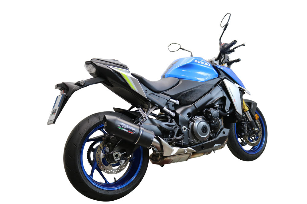 Escape GPR Furore Evo4 Nero Slip-On para Suzuki GSXS 1000F 2021-2025