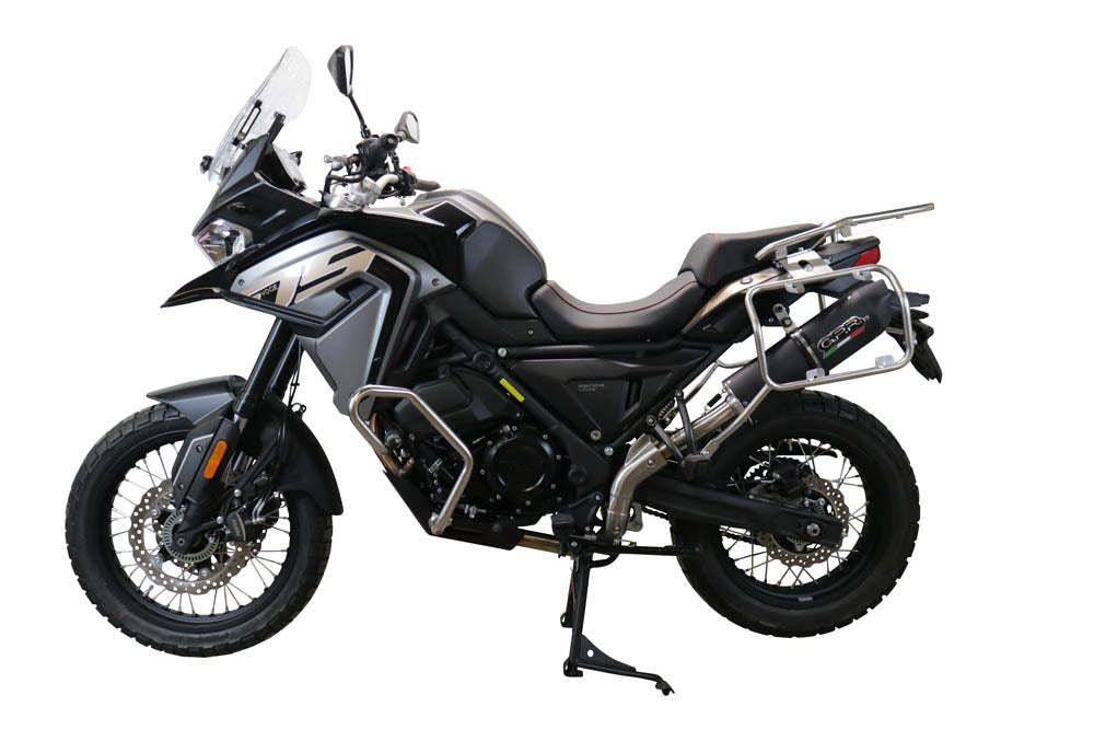 Escape GPR Furore Evo4 Nero Slip-On para Voge 650DSX 2021-2024