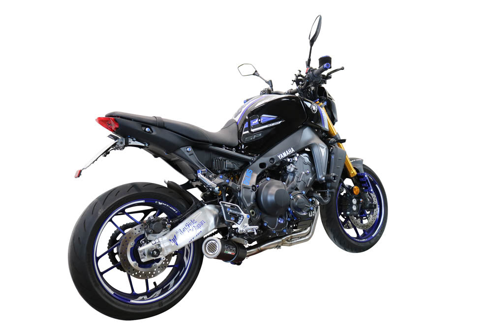 Yamaha MT-09 XSR900 2022-2025 Exhaust GPR M3 Black Titanium Full System Low Level