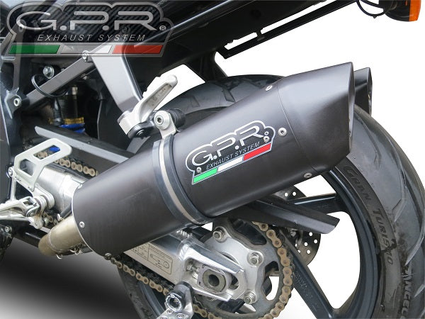 Aprilia SL -FALCO 1000 2000-2004 Exhaust GPR Furore Nero Dual Slip On