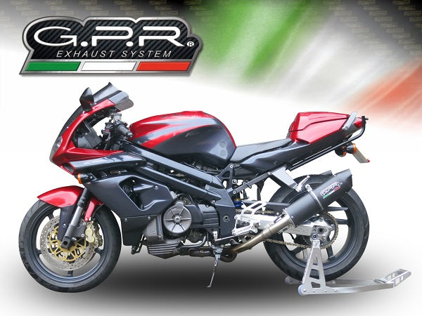 Aprilia SL -FALCO 1000 2000-2004 Exhaust GPR Furore Nero Dual Slip On
