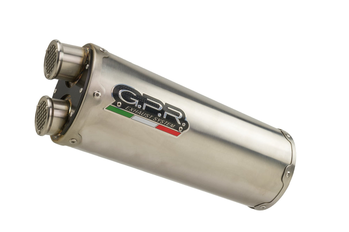 Escape GPR Dual Inox Slip-On para CF Moto 800 MT Touring 2022-2024