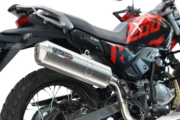 Échappement GPR Satinox Système Complet pour Hero Xpulse 200 4V 2021-2024