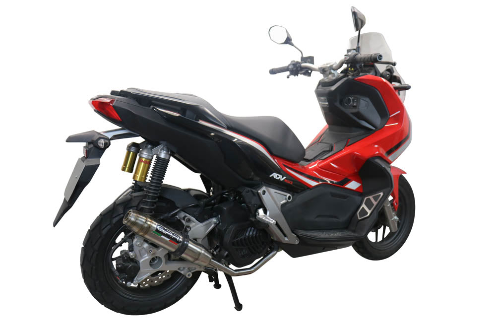 Sistema de escape completo GPR Deeptone Inox para Honda Adv 150 2020-2023