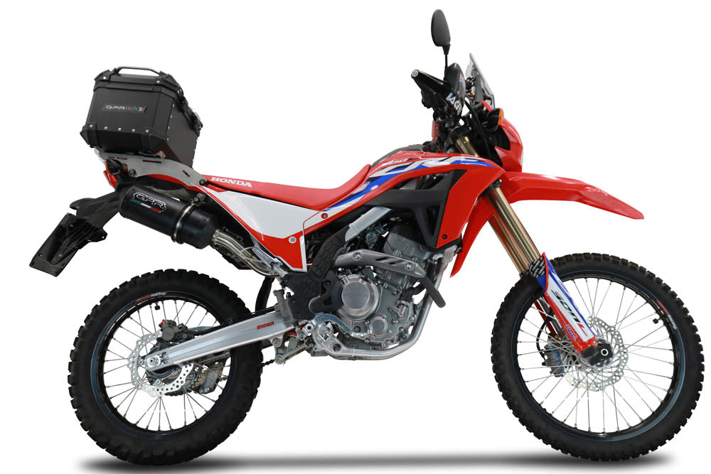 Baúl superior Honda CRF 300 L - Rally 2021-2024 45 litros GPR TECH Aluminio negro