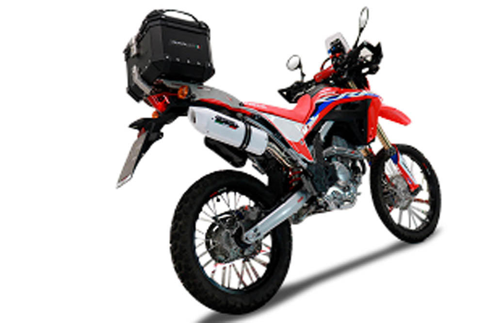 Baúl superior Honda CRF 300 L - Rally 2021-2024 35 litros GPR TECH Aluminio negro
