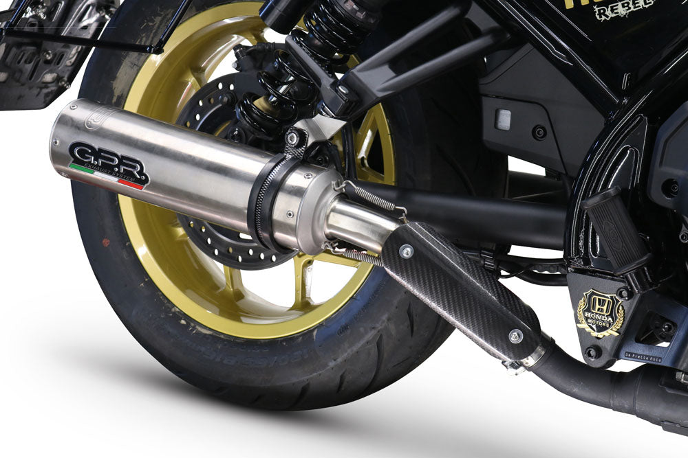 Escape GPR M3 Inox Slip-On para Honda Rebel 1100 2021-2024