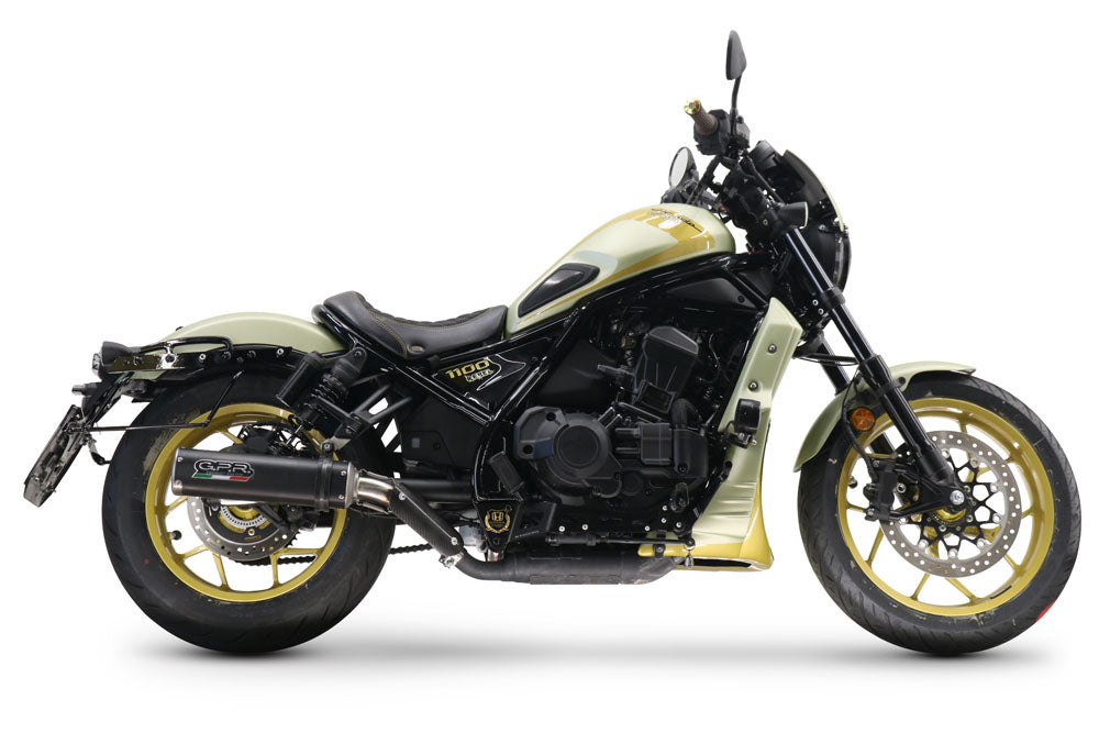 Escape GPR M3 de titanio negro para Honda Rebel 1100 2021-2024