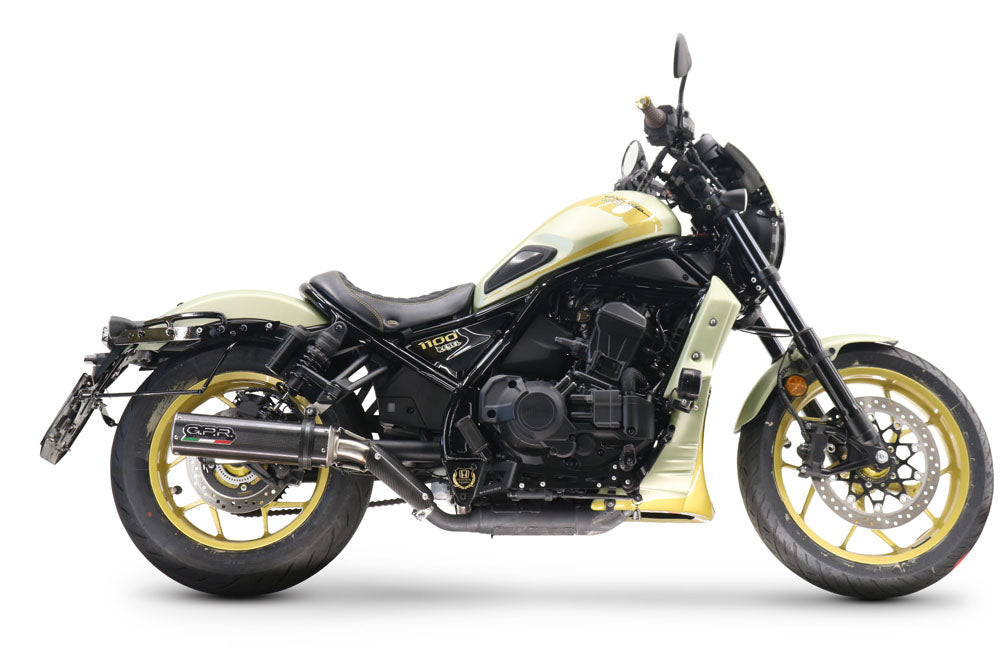 Escape GPR M3 Poppy Slip-On para Honda Rebel 1100 2021-2024