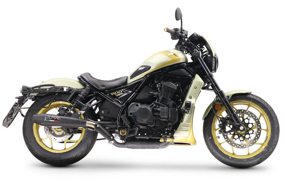 Escape GPR Ultracone Nero Slip-On para Honda Rebel 1100 2021-2024