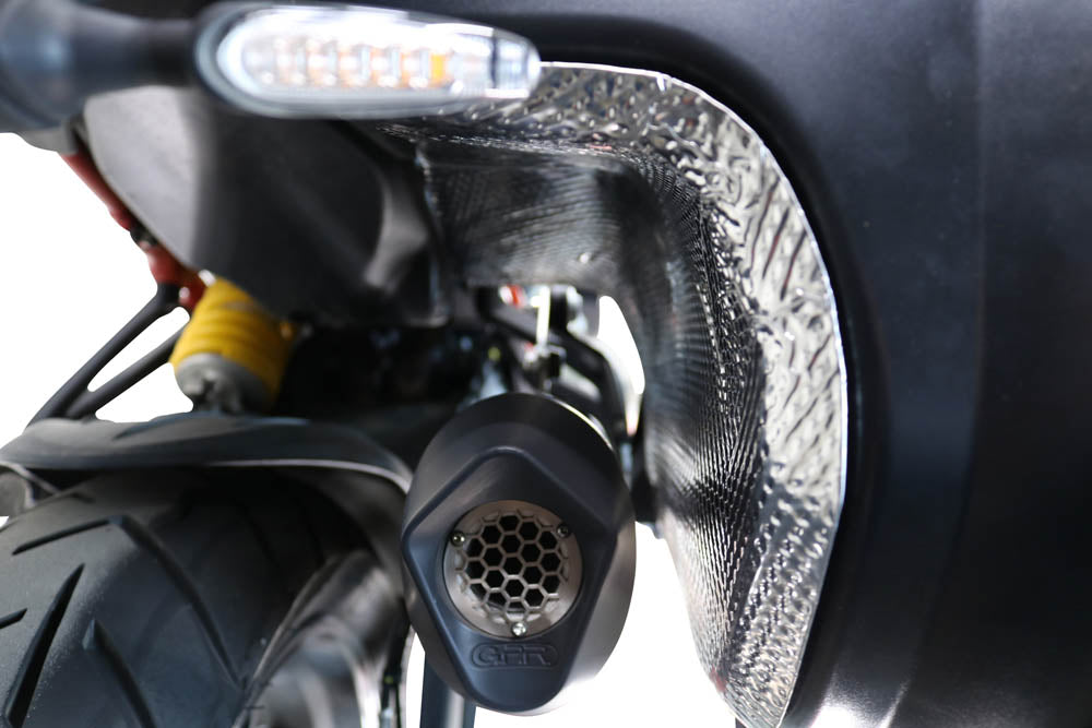 Escape GPR Furore Evo4 Poppy Slip-On para Ducati Multistrada V4S 2022-2024