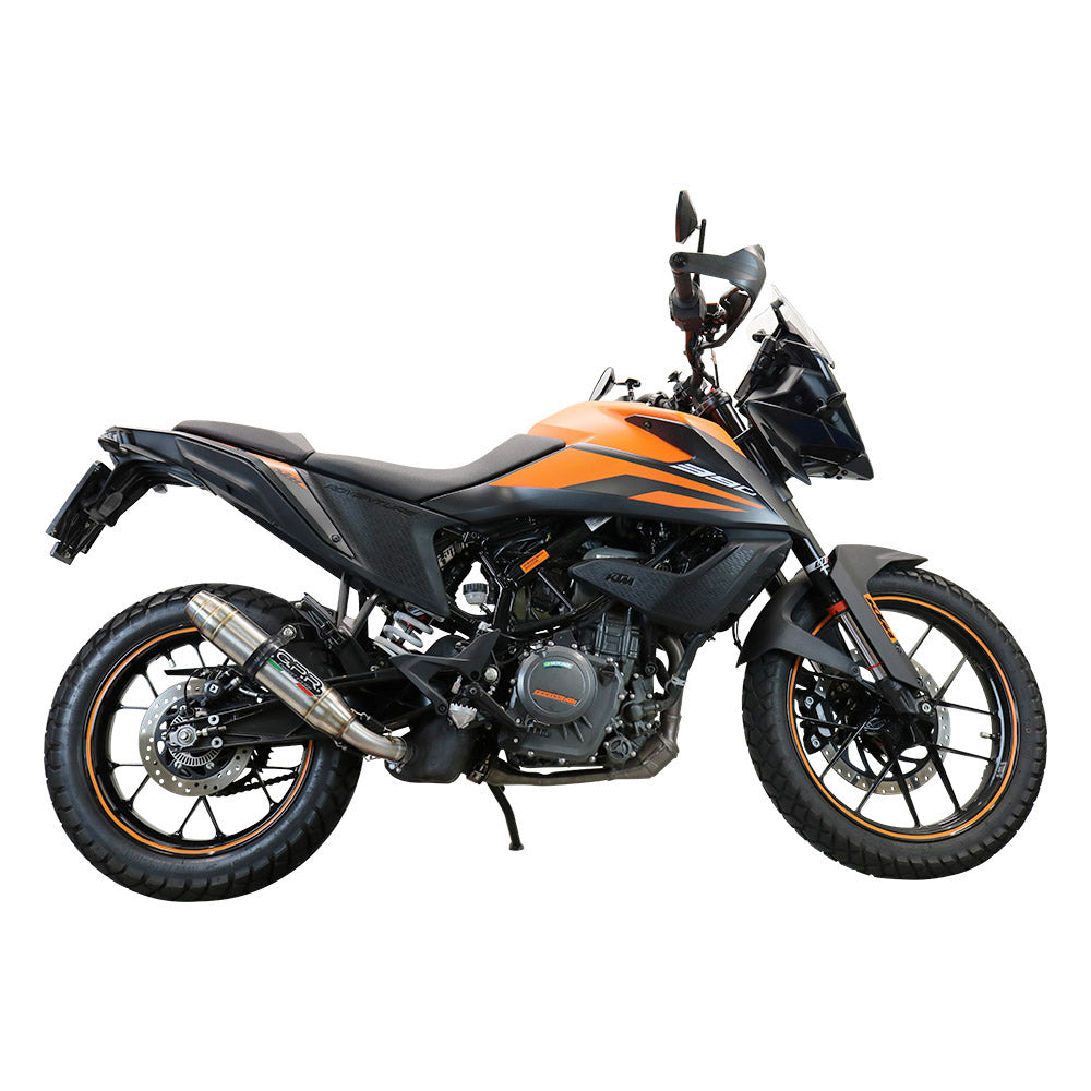 Escape GPR Deeptone Inox Slip-On Race para KTM 390 Adventure SW 2020-2020