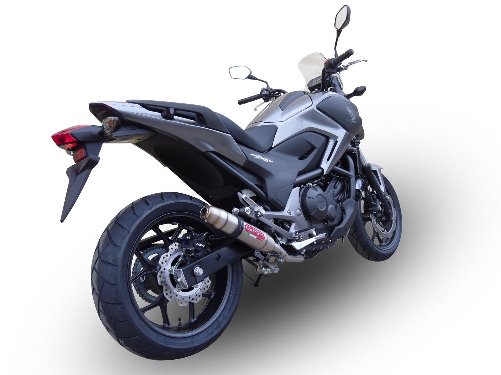 Escape GPR Deeptone Inox Slip-On para Honda NC700X NC700S DCT 2012-2018