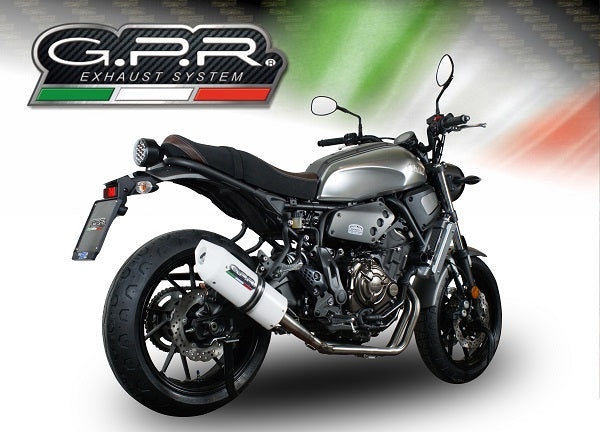 Yamaha XSR700 2021-2024 Exhaust GPR Albus Ceramic Full System