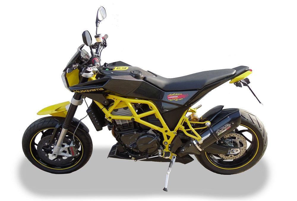 Husqvarna Nuda 900 Nuda 900R 2012-2013 Exhaust GPR Furore Nero Slip-On
