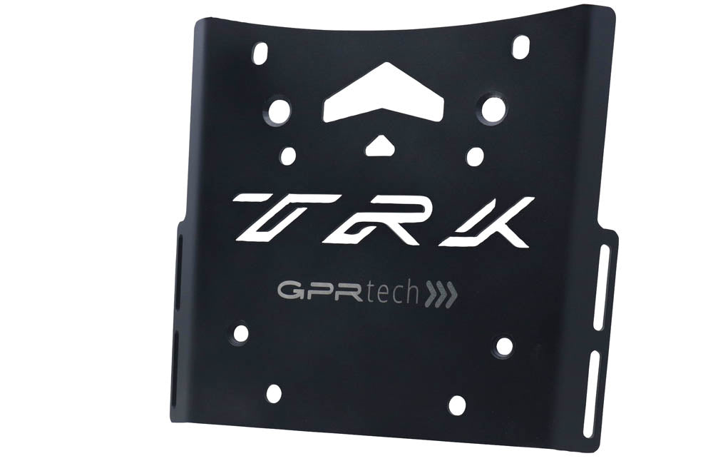 Benelli Trk 502 2021-2024 e5 Top Case Mounting Plate 35 Liters - 55 Liters GPR TECH Black Titanium