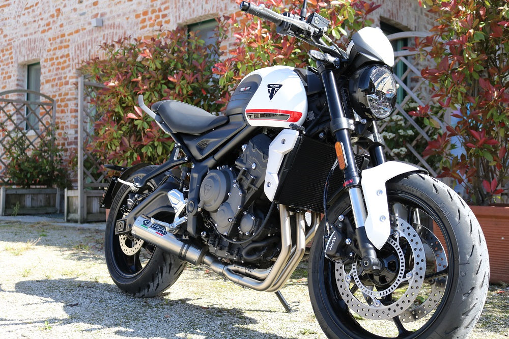 Triumph Trident 660 2021-2024 Exhaust GPR M3 Titanium Natural Full System Low Level
