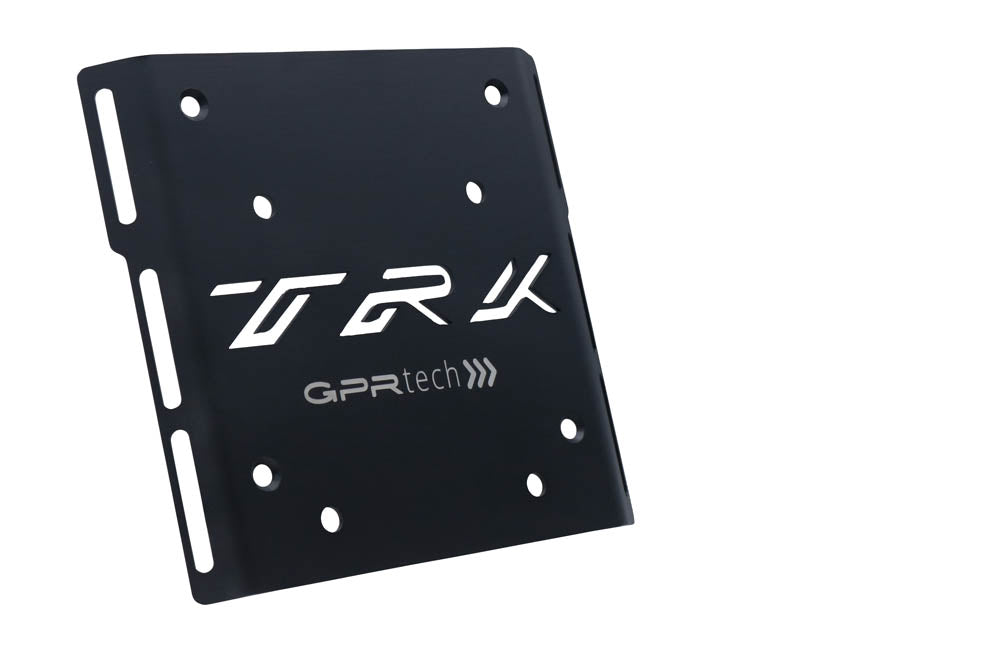 Benelli Trk 125 2019-2023 Top Case Mounting Plate 55 Liters GPR TECH Black Aluminum