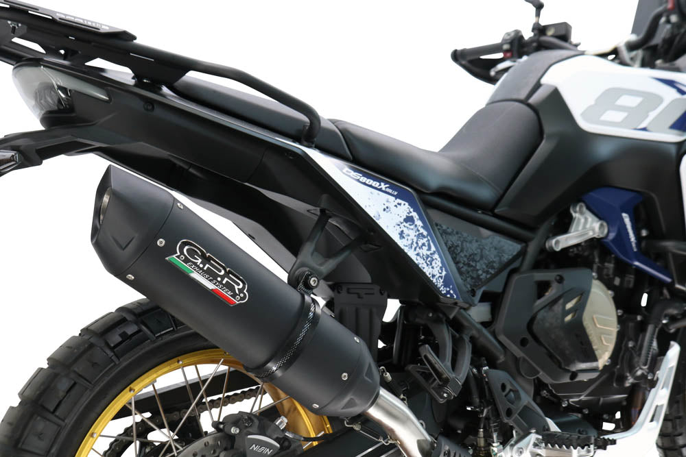 Escape GPR Furore-X Titanio Nero Slip-On para Voge DS 800 Rally 2025-2026