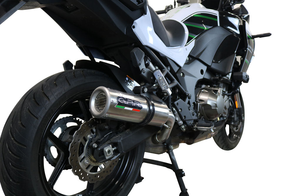 Kawasaki Versys 1000 2019-2020 Exhaust GPR M3 Inox Slip-On