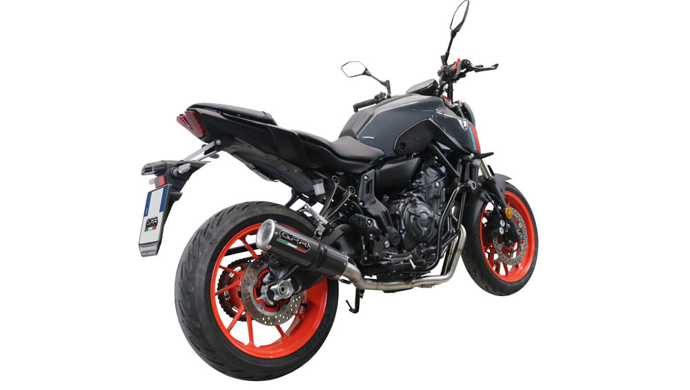 Yamaha FZ7 MT07 2021-2024 Exhaust GPR M3 Poppy Full System - photo 7