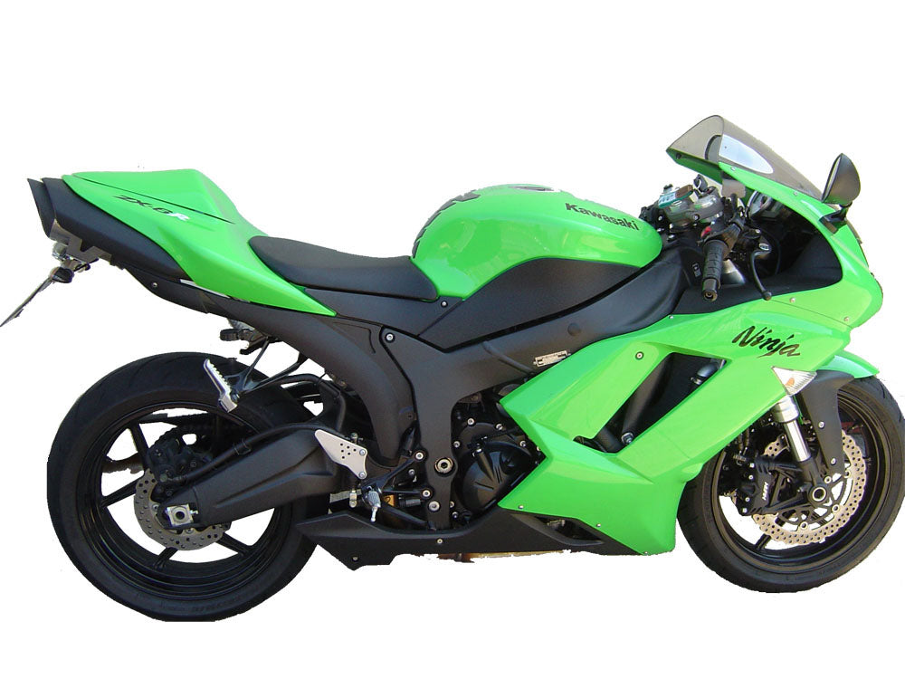 Kawasaki ZX6R 2007-2008 Exhaust GPR Tiburon Titanium Slip-On