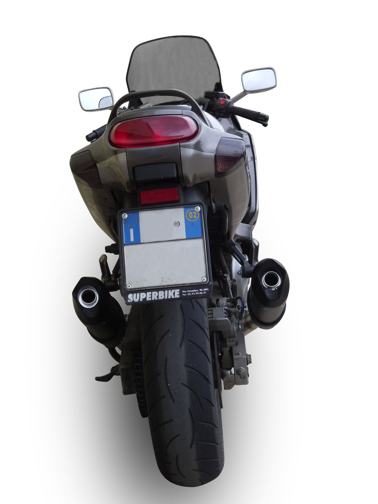 Kawasaki ZZR600 2002-2006 Exhaust GPR Furore Nero Dual Slip On