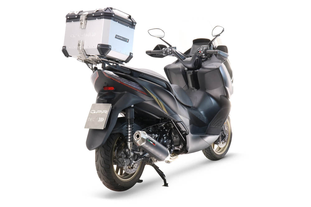 Zontes E 350 2023-2024 Top Case 35 Liters GPR TECH Silver Aluminum
