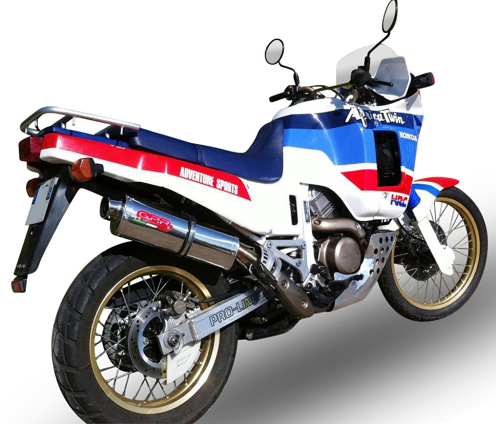 Escape GPR Trioval Slip-On para Honda Africa Twin NXR-XRV 650 Rd03 1988-1989