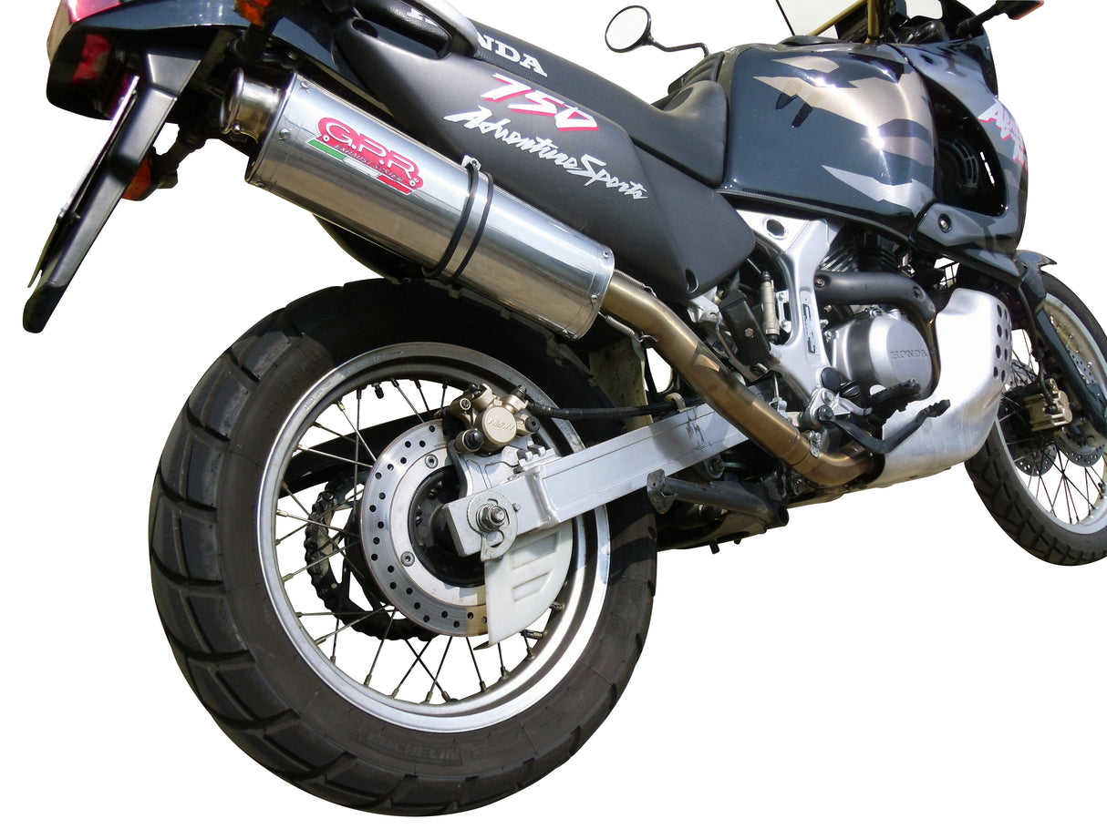 Escape GPR Trioval Slip-On para Honda Africa Twin XRV 750 RD07 1993-2003