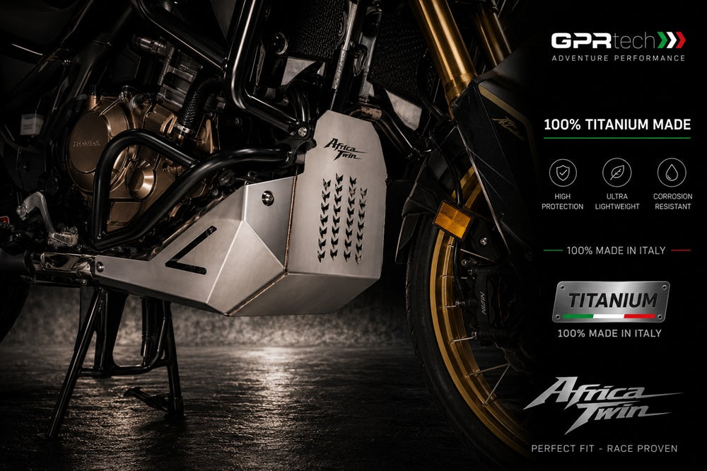 Cubrecárter GPR TECH, titanio, para Honda CRF1100L Africa Twin Adventure Sports 2024-2026