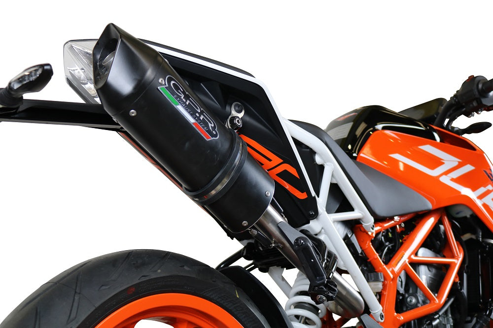 Escape GPR Furore Nero Slip-On High Level para KTM 250 Duke 2017-2020